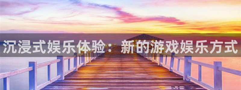 尊龙时凯现在优惠多少：沉浸式娱乐体验：新的游戏娱乐方式